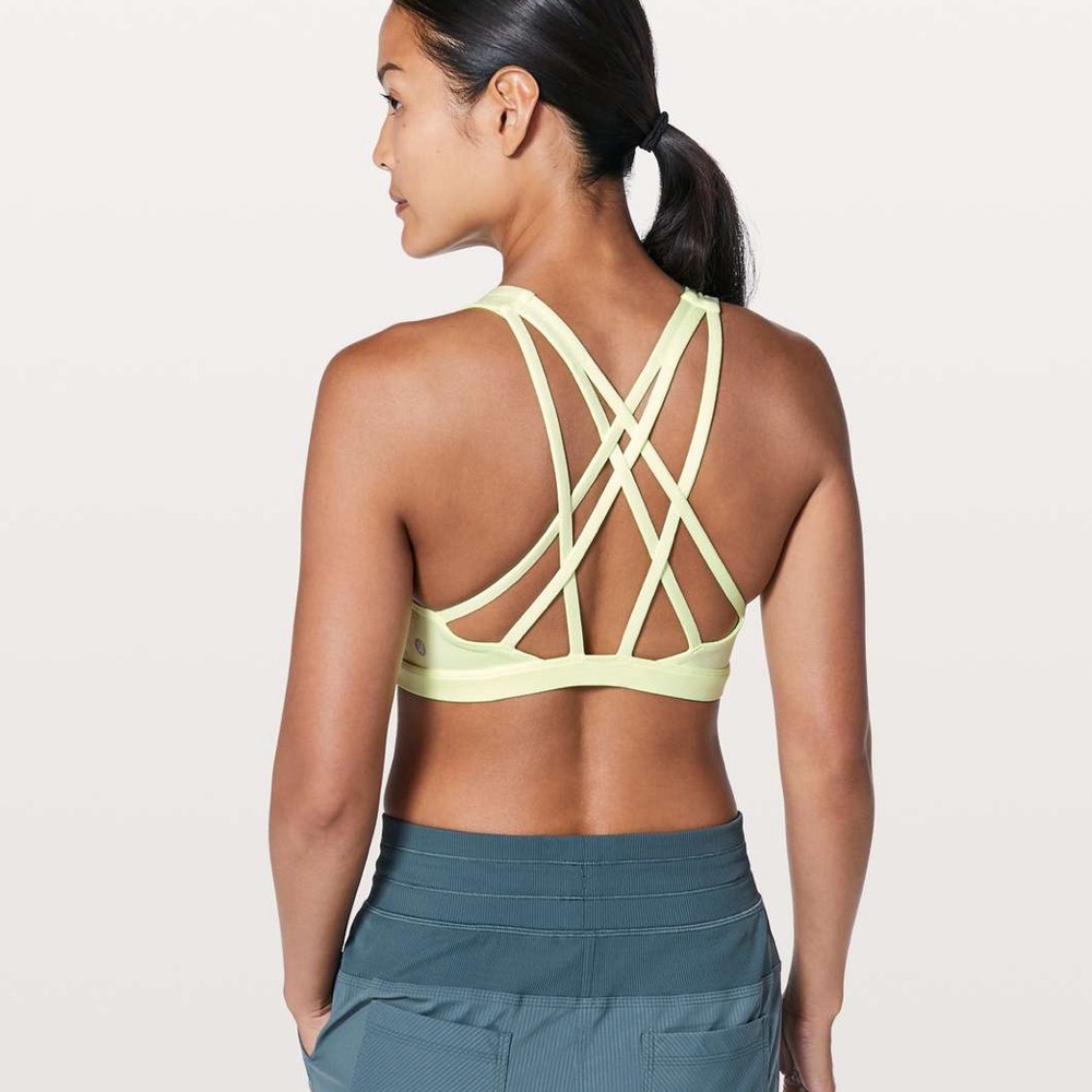 Lululemon Free To Be Serene Bra Fluro Citrus